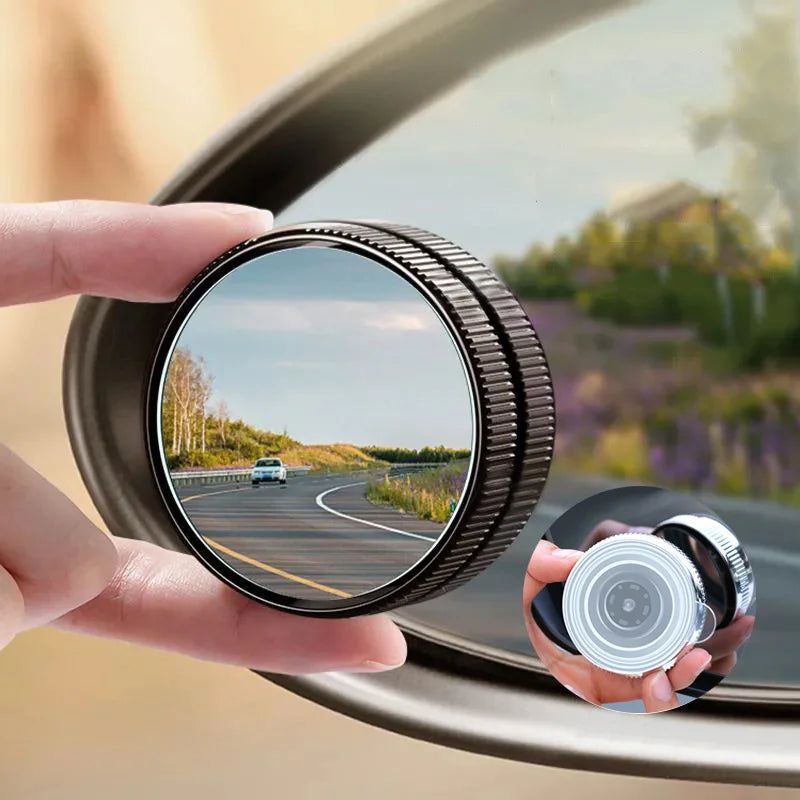 2Pcs Blind Spot Mirror For Car Traffic Mirror Car Rear View Mirror Full Vision 360 Wide Anger Parking Assitant Convex Mirror