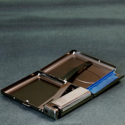 Cigarette Case with Lighter Refill Gas for Smokers