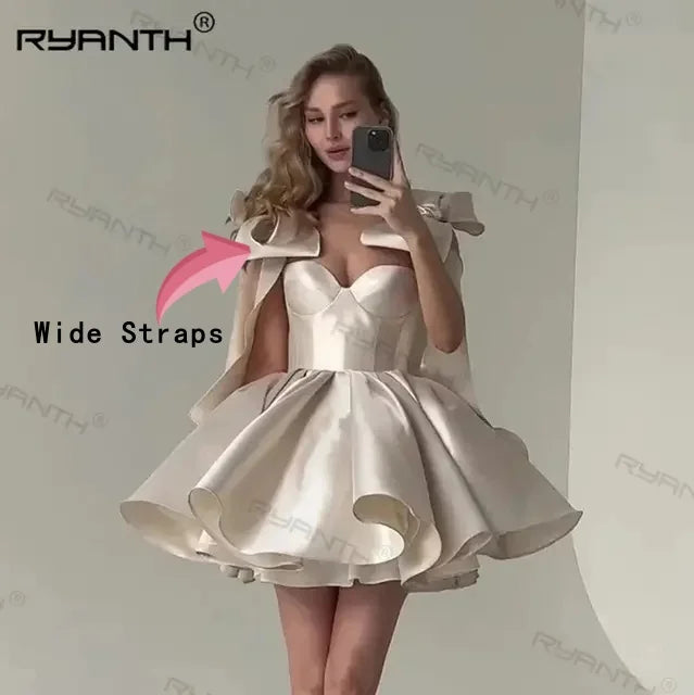 Ryanth Hot Pink A Line Mini Prom Party Dress Graduation Cocktail Dresses 2024 Birthday Dress Sweetheart Sleeveless Lace Up Back