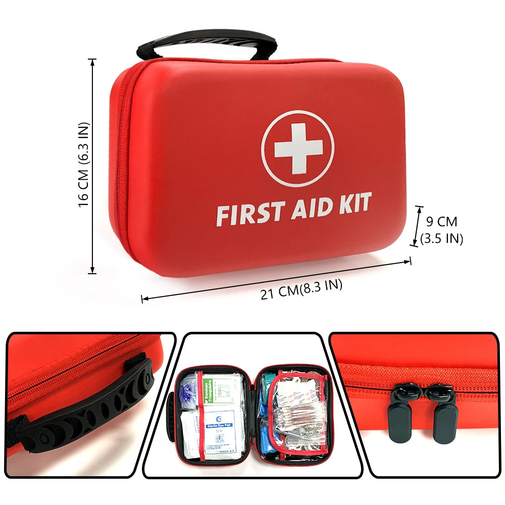 Wholesale Portable Emergency Medical Bag First Aid Storage Box for Household Outdoor Travel Camping Equipment Survival Kit