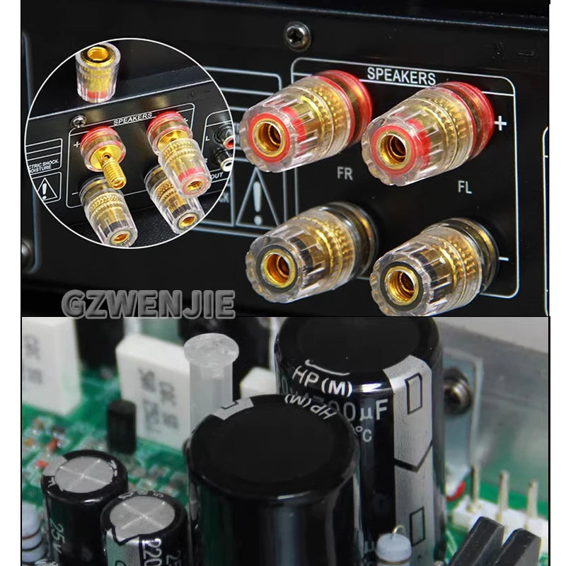 150W Hifi Tube Amplifier High Power Fever Power Amplifier Pre-stage Auido Speaker Amplifier Home Theater Bluetooth 5.0 With USB