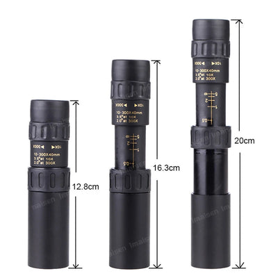 300x40 Monocular Powerful Binoculars Professional Long Range Telescope For Traveling Hunting Camping With High-Definition