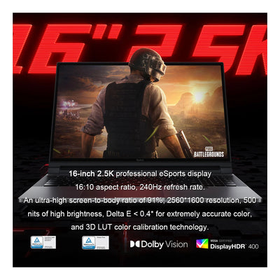 XIAOMI Redmi G Pro 2024 Gaming Laptop NVIDIA Geforce RTX 4060 Intel Core i9-14900HX 16"Inch RAM 16GB SSD 1TB 2.5K 240Hz Gamer PC