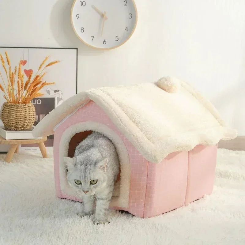 Popular Four Seasons Universal Cat and Dog Nest House Removable and Washable Small Dog Teddy Pet Bedding Supplies