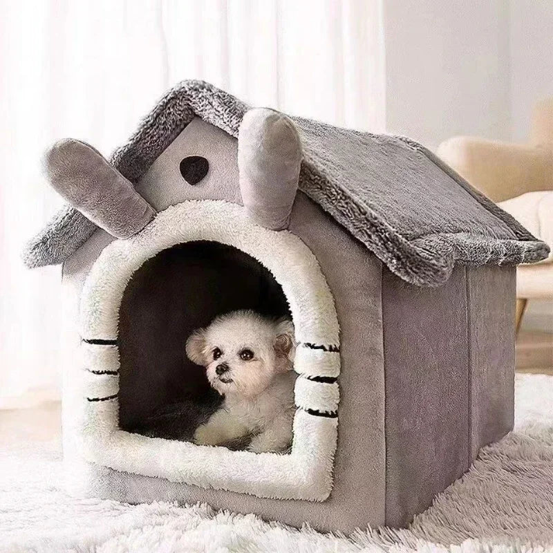 Popular Four Seasons Universal Cat and Dog Nest House Removable and Washable Small Dog Teddy Pet Bedding Supplies