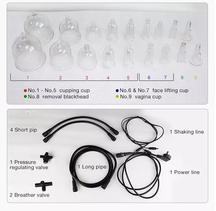 2024 Vacuum Therapy Breast Pump and Buttocks Lifting Enlargement Machine Beauty