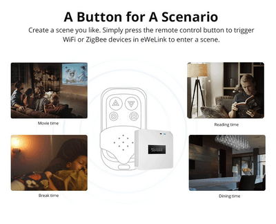 Sonoff RF Bridge R2 433 RF Converter to Wifi Smart Home Module Remote Control RF Gateway Bridge Hub Via eWelink Alexa Google