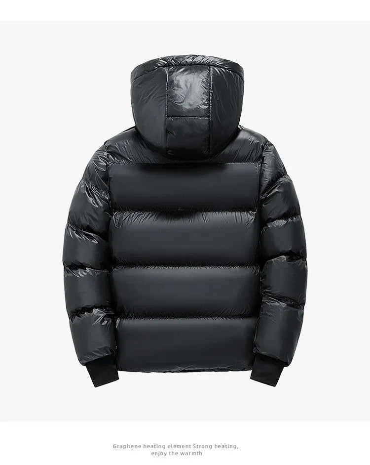 Wintercotton Coat Men Women Hooded Puffer Jacket Hooded Waterproof Warm Casual Style Stone Charcoal Black Padded Jacket