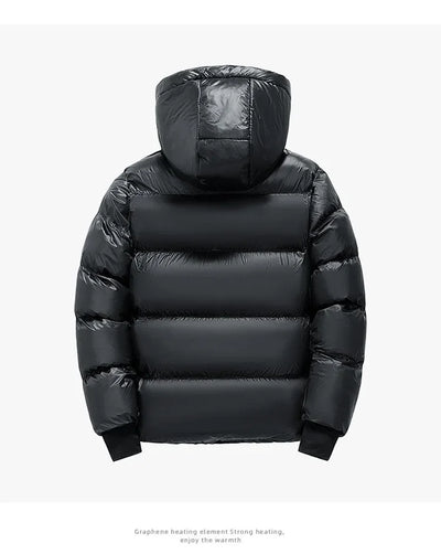 Wintercotton Coat Men Women Hooded Puffer Jacket Hooded Waterproof Warm Casual Style Stone Charcoal Black Padded Jacket