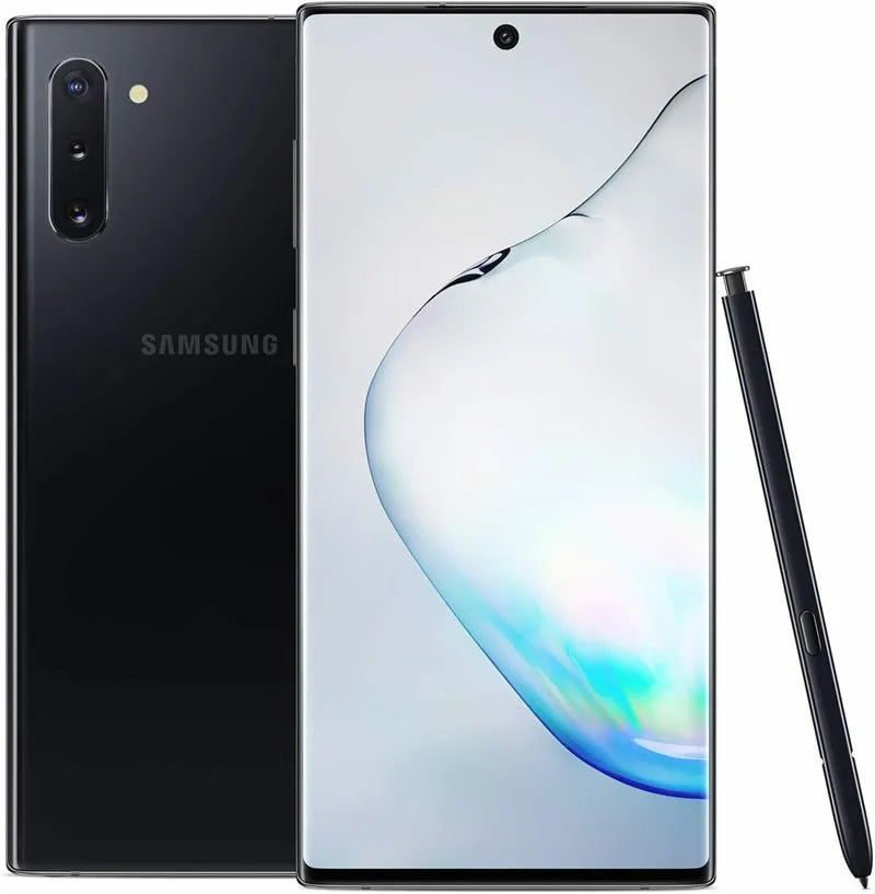 Samsung Galaxy Note10 N970U1 Note 10 N970U 256GB ROM 8GB RAM  Octa Core 6.3" NFC Snapdragon Original 4G LTE Android Cell Phone