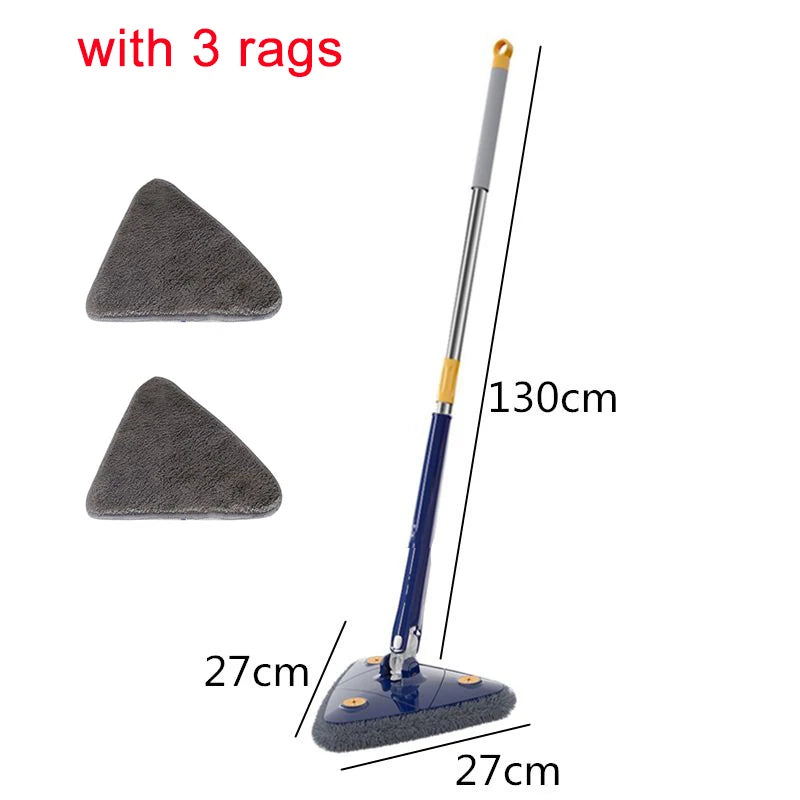 360 Rotatable Triangle Mop Wall Ceiling Corner Easy Clean Free Hand Washing Squeeze Water Twisting Mop Household Cleaning Tool