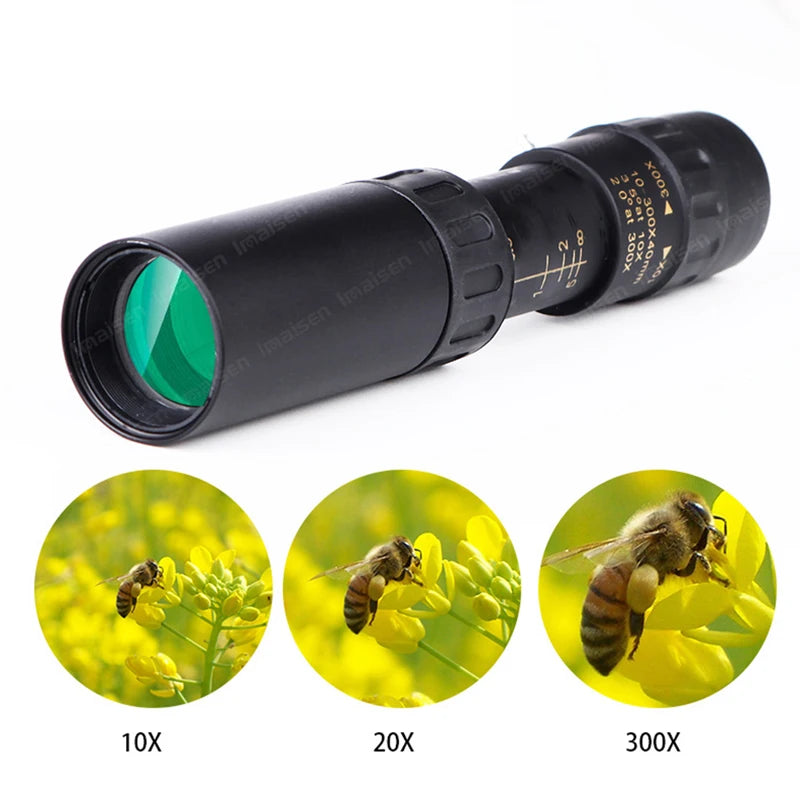 300x40 Monocular Powerful Binoculars Professional Long Range Telescope For Traveling Hunting Camping With High-Definition