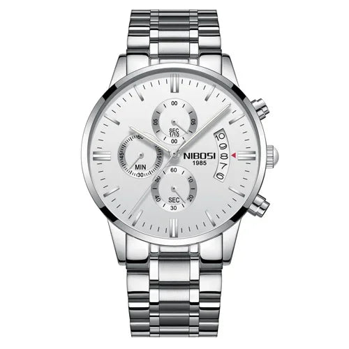 NIBOSI Relogio Masculino Men Watches Luxury Famous Top Brand Men's Fashion Casual Dress Watch Military Quartz Wristwatches Saat