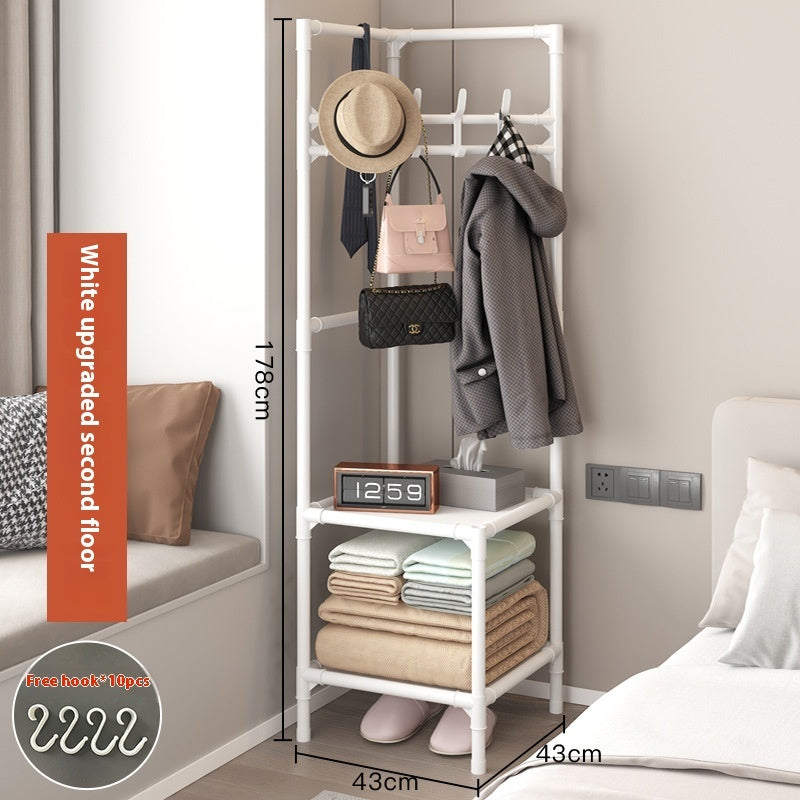 Corner Coat Rack Multi-layer Assembly Hanging Bedroom