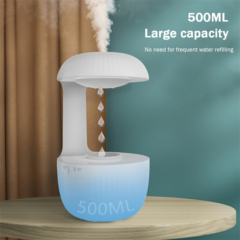 Anti-gravity Air Humidifier Mute Countercurrent Humidifier Levitating Water Drops Cool Mist Maker Fogger Relieve Fatigue - HJG