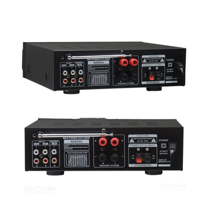 Household Power Amplifier 12 V220V Audio Bluetooth AV