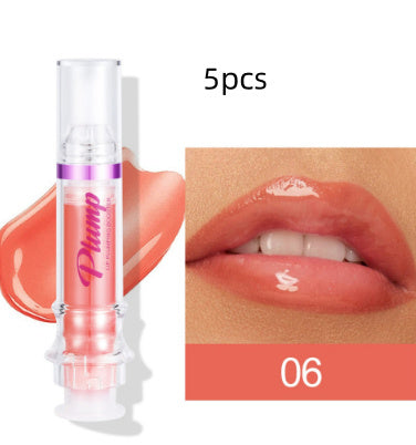 New Tube Lip Rich Lip Color Slightly Spicy Lip Honey Lip Glass Mirror Face Lip Mirror Liquid Lipstick - HJG