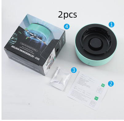 Smoke Removal Air Purification Ashtray Anion Purification Practical Automatic Purifier Ashtray Portable Gadgets For Car Ashtray - HJG