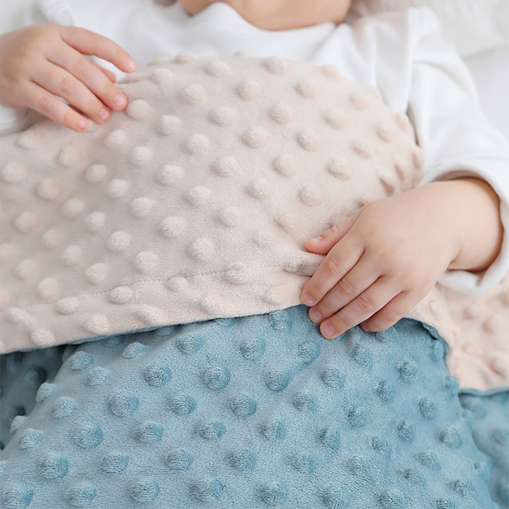 Baby Blanket For Girls Super Soft Double Layer With Dotted Backing Soft Baby Blanket With Dotted Backing Newborn Nursery Swaddling Blankets Infants Boys Girls Receiving Blanket For Toddler - HJG