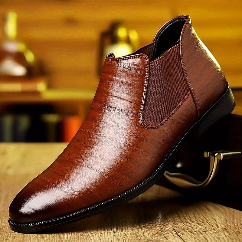 Men's Business Leisure Plus Size Leather Shoes - HJG