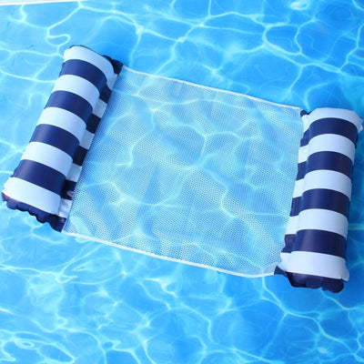 Swimming Pool Hanging Net Inflatable Floating Row Foldable Striped