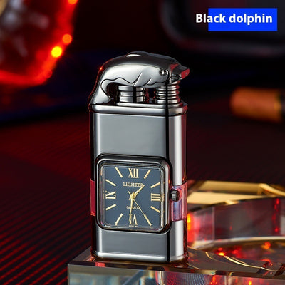 Relief Three-dimensional Pattern Double Fire Lighter Multifunctional