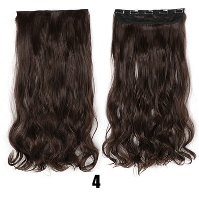 Women's Big Wavy Long Curly Hair Extensions Are Naturally Fluffy And No Trace