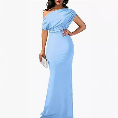 Women's French-style Elegant Off-the-shoulder High-grade Sense Dress