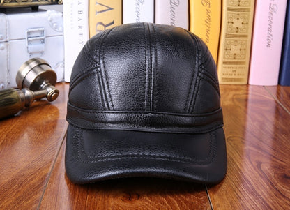 Outdoor Clip Cotton Tape Ear Protection Leather Hat