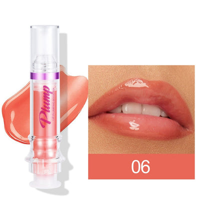 New Tube Lip Rich Lip Color Slightly Spicy Lip Honey Lip Glass Mirror Face Lip Mirror Liquid Lipstick - HJG