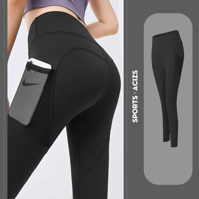 Yoga Pants Women With Pocket Leggings Sport Girl Gym Leggings Women Tummy Control Jogging Tights Female Fitness Pants - HJG