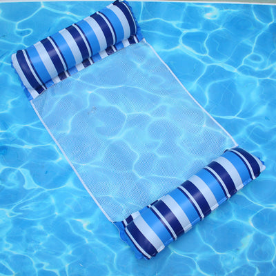 Swimming Pool Hanging Net Inflatable Floating Row Foldable Striped