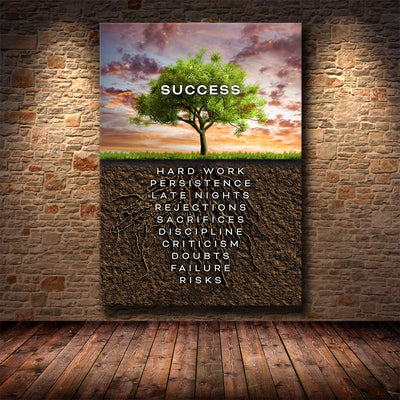 Motivational Quotes Posters And Art Wild Lion Canvas Painting - HJG