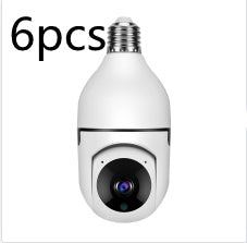 WiFi CAMERA 1080P Bulb 4X Zoom Camera E27 Home 5GWiFi Alarm Monitor - HJG