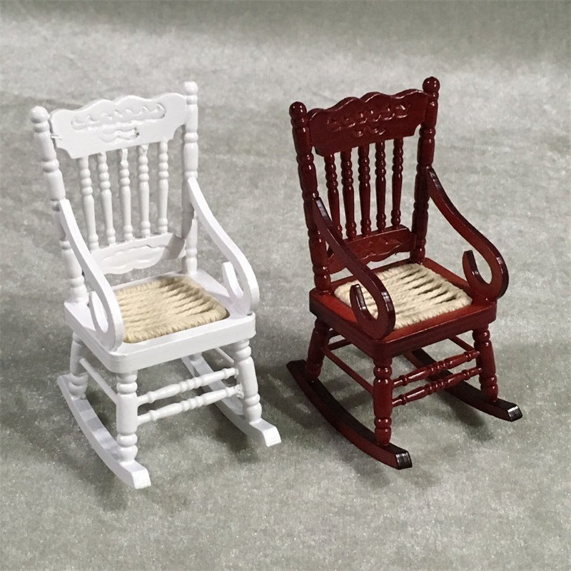 Furniture Model Food Game Knitting Rocking Chair