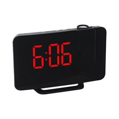 LED Display Electronic Clock Curved Alarm Clock