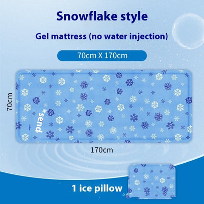 Gel Ice Pad Mattress Cooling Single PVC Cushion - HJG