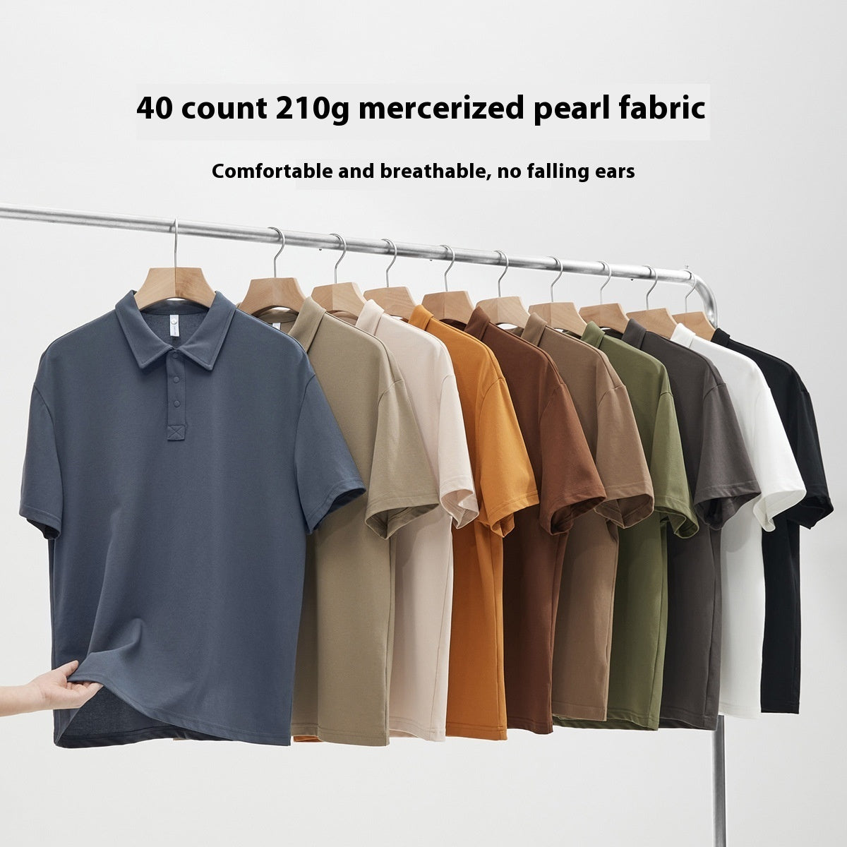 Pearl Cotton Polo Shirt