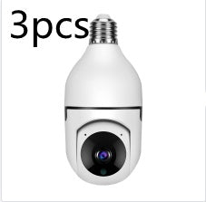 WiFi CAMERA 1080P Bulb 4X Zoom Camera E27 Home 5GWiFi Alarm Monitor - HJG