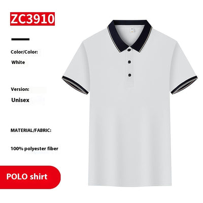 Business Polo Shirt Lapel Short Sleeve Corporate Cultural Clothing