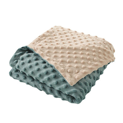 Baby Blanket For Girls Super Soft Double Layer With Dotted Backing Soft Baby Blanket With Dotted Backing Newborn Nursery Swaddling Blankets Infants Boys Girls Receiving Blanket For Toddler - HJG