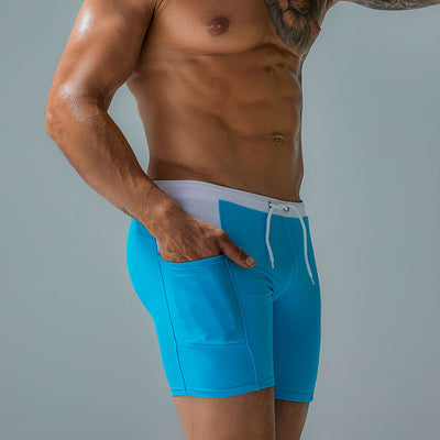 Professional Swimming Trunks With Side Pockets