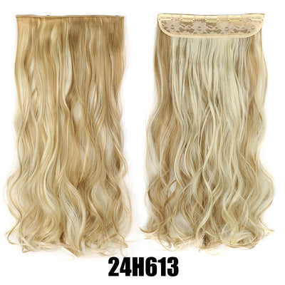 Women's Big Wavy Long Curly Hair Extensions Are Naturally Fluffy And No Trace