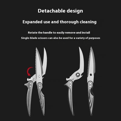 Stainless Steel Multifunctional Strong Chicken Bone Scissors