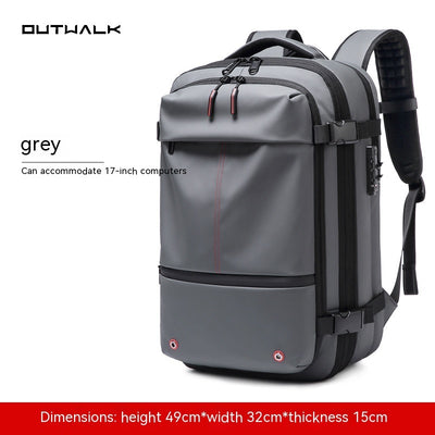 Travel Backpack Men's Business Multifunction Computer Bag Vacuum Compression Large-capacity Backpack