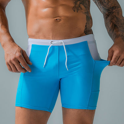 Professional Swimming Trunks With Side Pockets